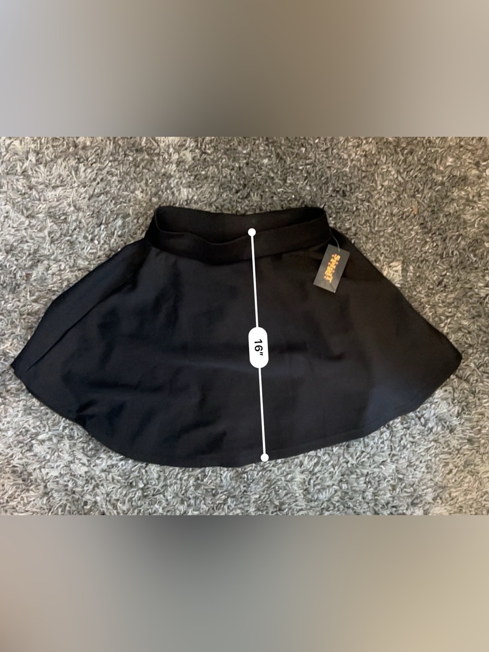 Goth High-Waisted A-Line Mini Skirt